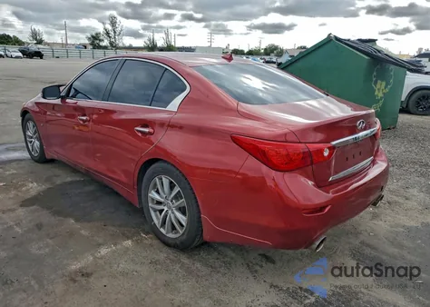 2015 Infiniti Q50 Base из США, поврежденный, VIN JN1BV7AP3FM339984
